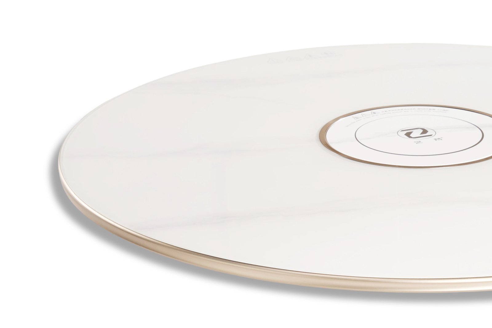 White ZVVEN warming tray panel and edge detail